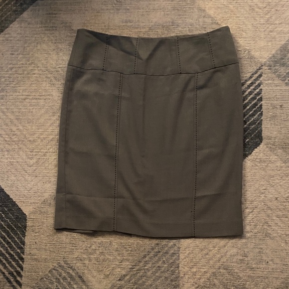 Candie's Dark Gray Pencil Skirt - Picture 1 of 3